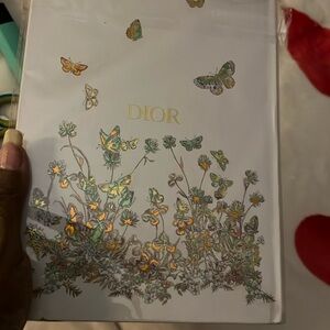 Christian Dior Around the World Butterfly Notebook Journal with Headband